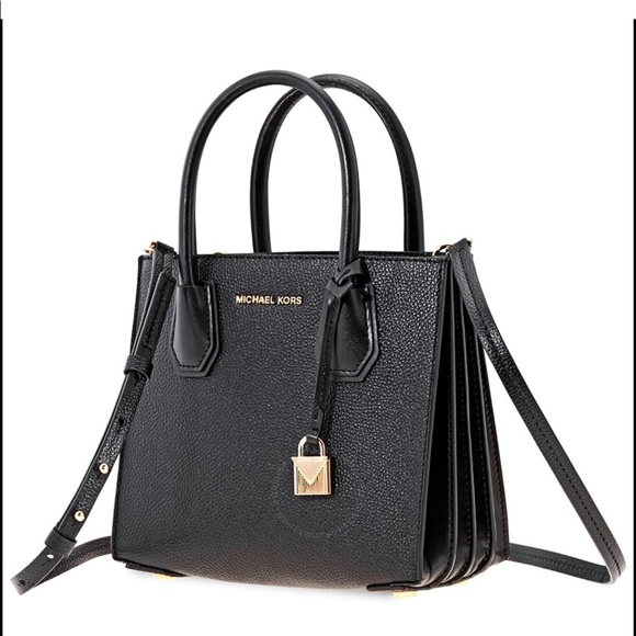 SOLD NWT Michael Kors Mercer Pebbled Crossbody - Picture 1 of 10